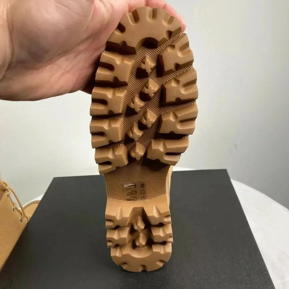 NEW J CREW Gwen canvas lace-up lug-sole boots 8 - Picture 10 of 15